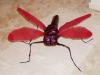 Paper, wire and papier-mâché dragonfly